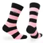 Norfolk Socks Salthouse Stripe-B Bamboo Rich Sock Pink